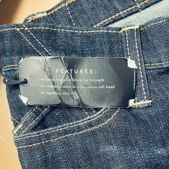 Rock & Republic NEW Women's Size 4 Jeans BootCut Sequined Pockets DARK BLUE - Picture 10 of 12